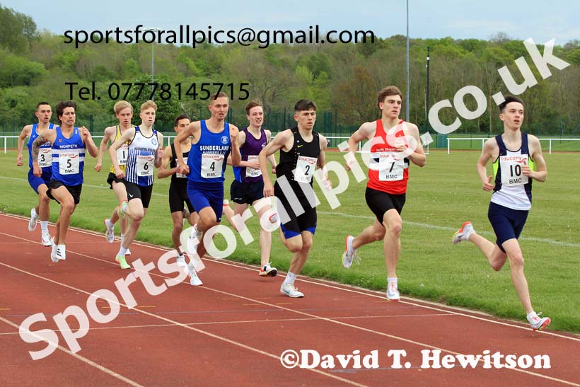 BMC 800 metres, Monday, May 9th, BMC Chester le Street, County Durham. Photo: David T. Hewitson/Sports for All Pics